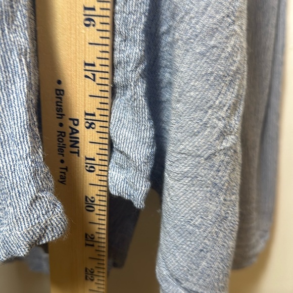 For the Republic Striped Sleeveless Jumpsuit with Pockets Blue and White size L - Picture 9 of 9